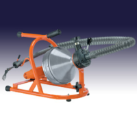 Auger drain cleaner electric foot control